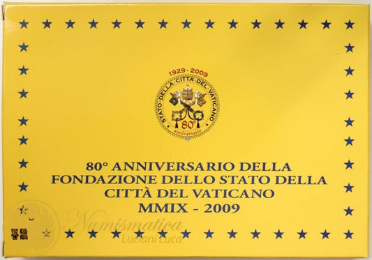 Città del Vaticano 2009 Serie Proof: divisionale Benedetto XVI con medaglia Evangelista San Giovanni