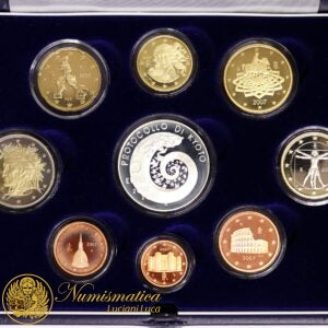 Repubblica Italiana 2007 Proof : Serie completa divisionale 5° anniversario Protocollo di Kyoto