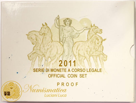 Repubblica Italiana 2011 Proof : Serie completa divisionale 150° Anniversario Unità D’Italia
