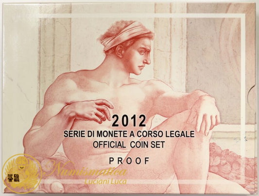 Repubblica Italiana 2012 Prova : Serie completa divisionale Cappella Sistina