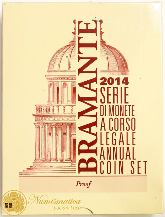Repubblica Italiana 2014 Prova : Serie completa divisionale Bramante