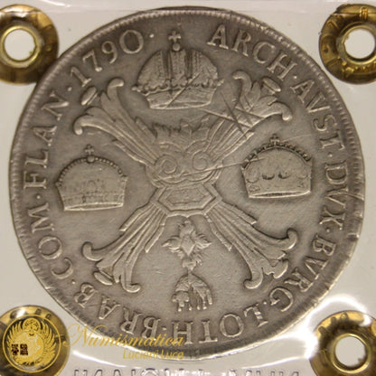 LOMBARDIA Giuseppe II Imperatore Duca di Milano e Mantova 1780-90 SCUDO DELLE CORONE 1790 Milano BB+ #PV173