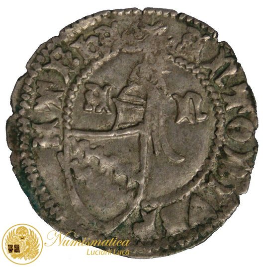 AQUILEIA Antonio Caetani 1395-1402 Denaro BB/Spl #PV101
